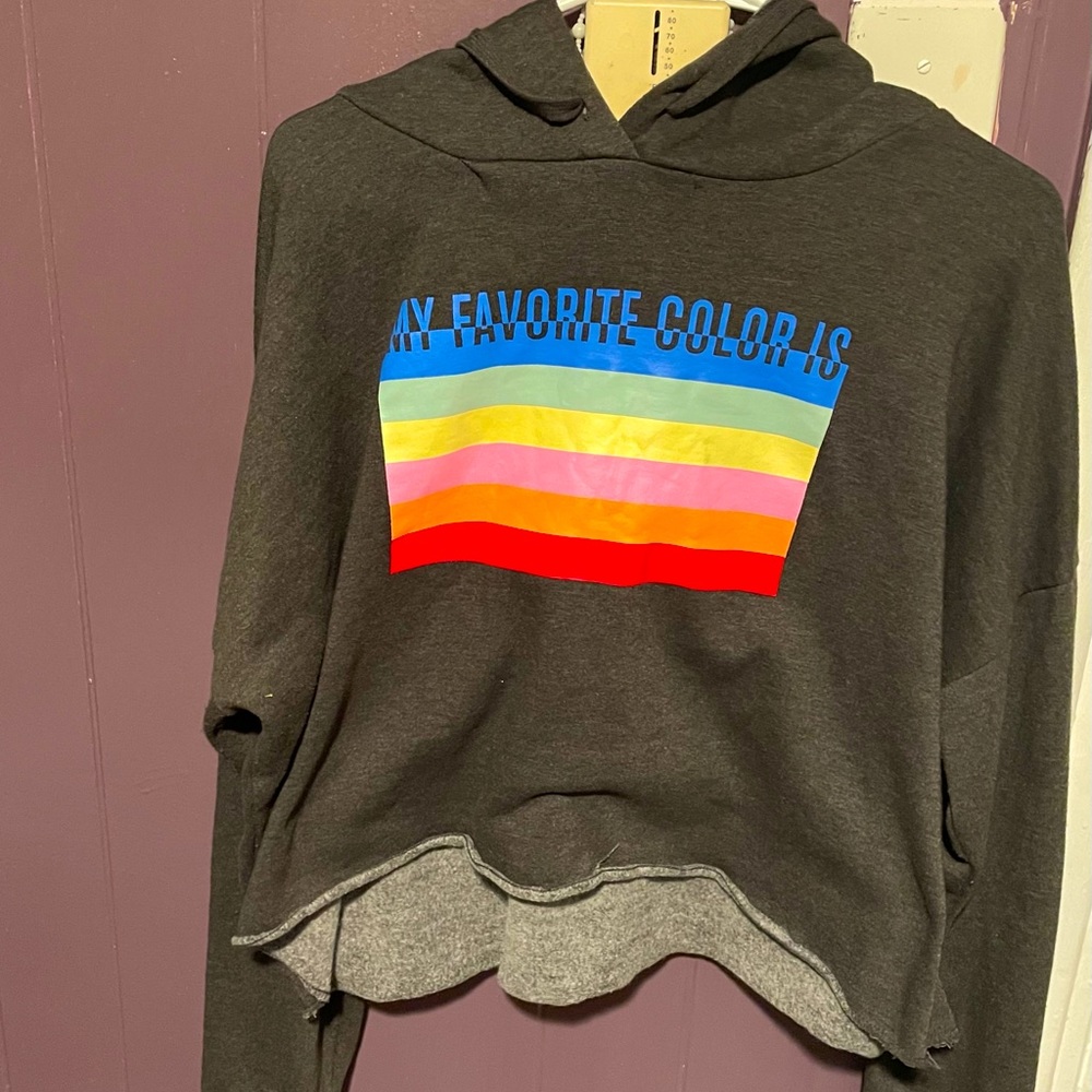 Aeropostale midriff sweatshirt (like new)